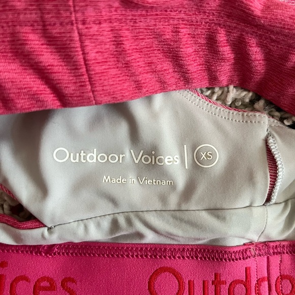 Outdoor Voices Pink Sports Bra xs - Picture 3 of 3